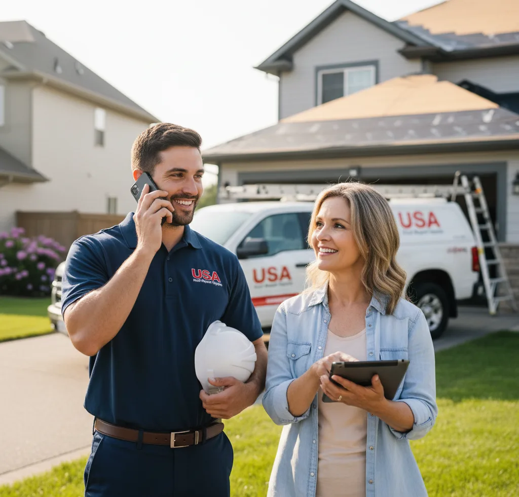 USA Roof Repair Experts customer support in Moultonborough